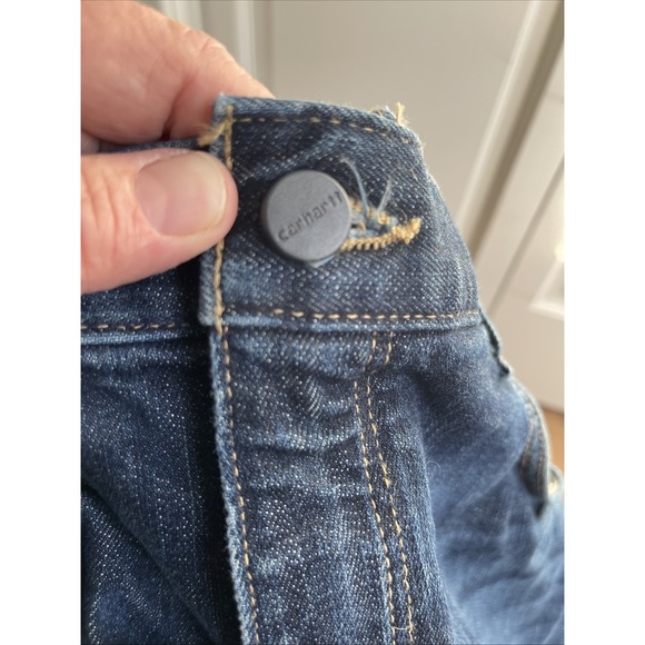 Carhartt Jeans Men Blue FR Straight Leg 38x32 Flame Resistant NFPA 2112 Arc 2 - Picture 4 of 8